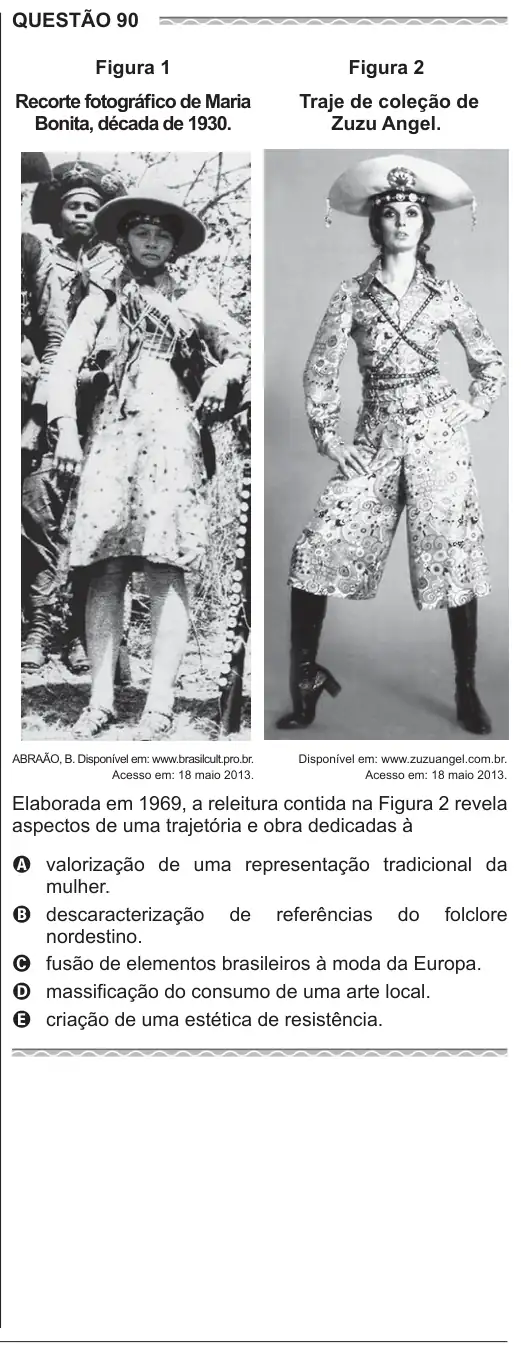 Imagem da questão 90 do ENEM 2017