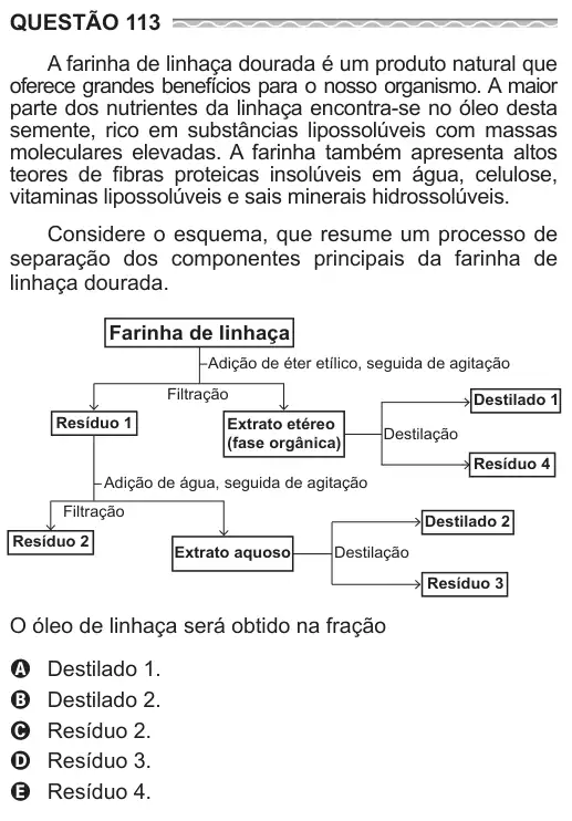 Imagem da questão 113 do ENEM 2017