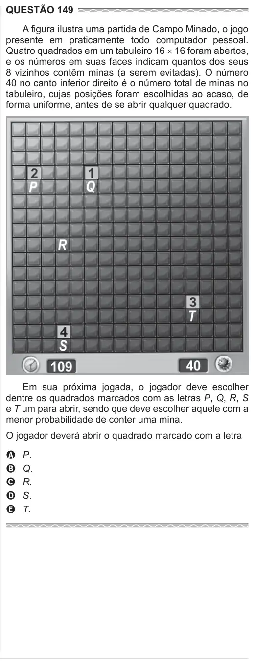 Imagem da questão 149 do ENEM 2017