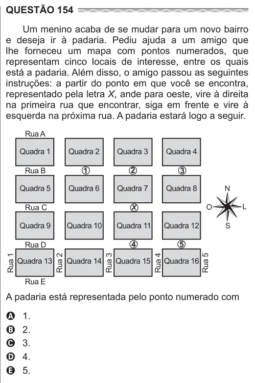 Imagem da questão 154 do ENEM 2017
