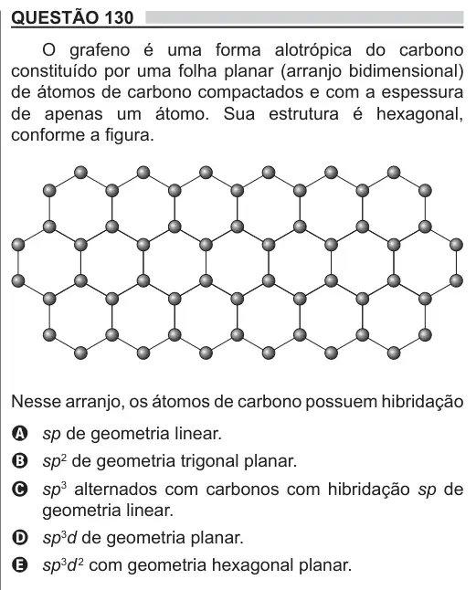Imagem da questão 130 do ENEM 2018