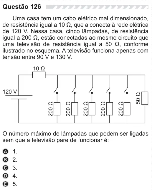 Imagem da questão 126 do ENEM 2019