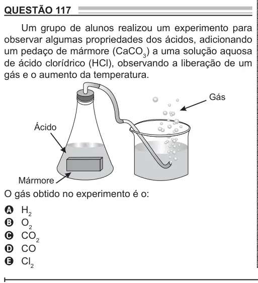 Imagem da questão 117 do ENEM 2022