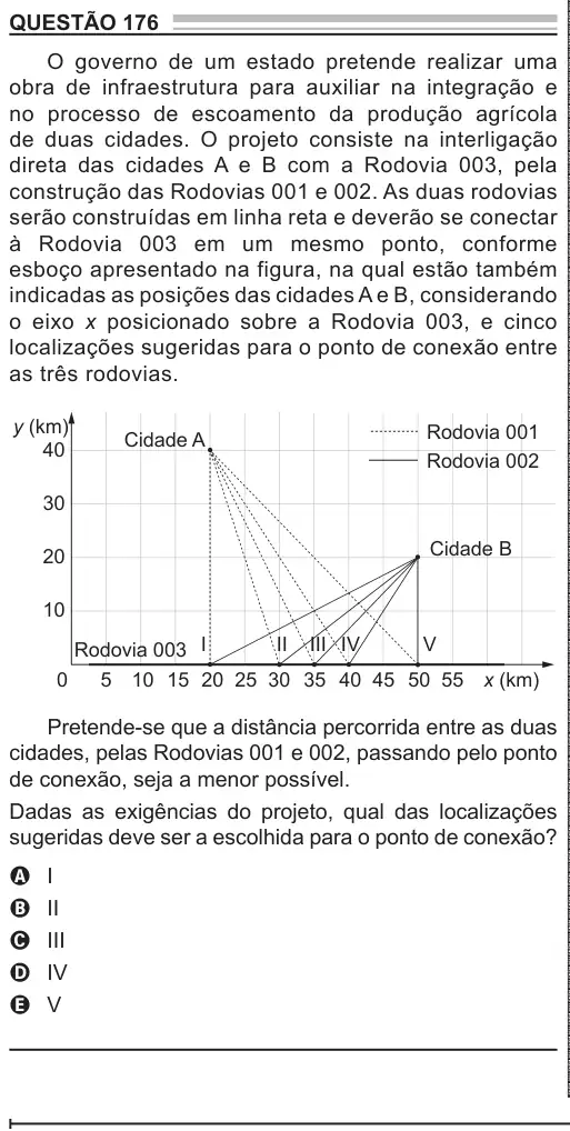 Imagem da questão 176 do ENEM 2022