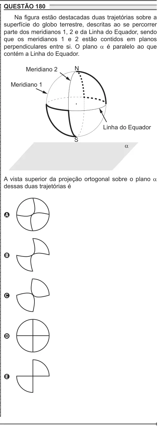 Imagem da questão 180 do ENEM 2022