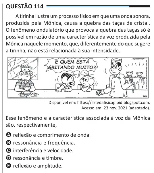 Imagem da questão 114 do ENEM 2025