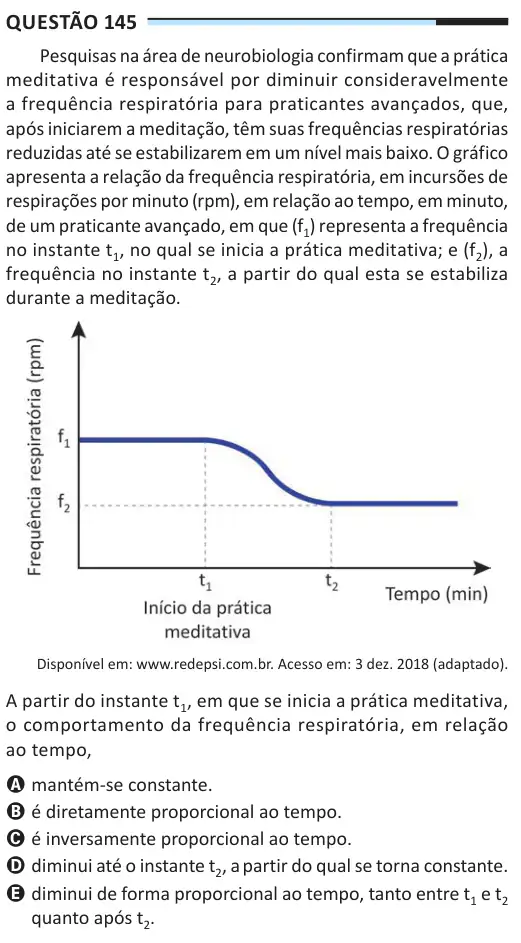 Imagem da questão 145 do ENEM 2025